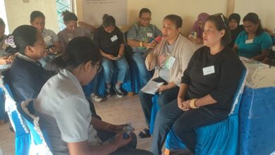 Para kader Keswa saat mendapat pelatihan di Hotel Lokaria